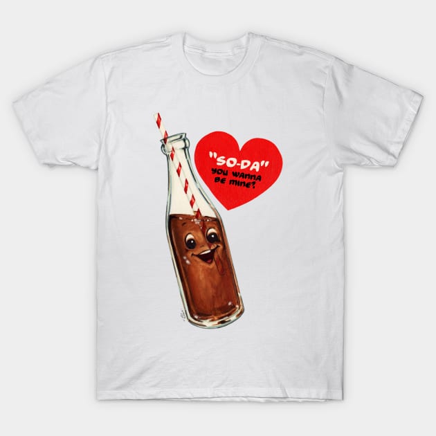 Valentine Soda T-Shirt by KellyGilleran